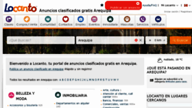 What Arequipa.locanto.com.pe website looked like in 2018 (5 years ago)
