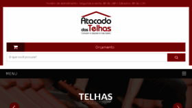 What Atacadodastelhas.com website looked like in 2018 (5 years ago)
