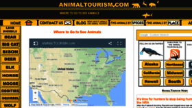 What Animaltourism.com website looked like in 2018 (5 years ago)