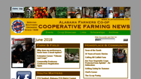 What Alafarmnews.com website looked like in 2018 (5 years ago)