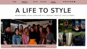 What Alifetostyle.com website looked like in 2018 (5 years ago)