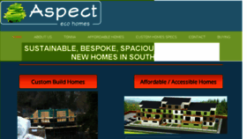 What Aspectecohomes.co.uk website looked like in 2018 (5 years ago)