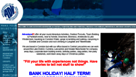 What Adventure21.co.uk website looked like in 2018 (5 years ago)