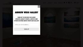 What Andrewweiss.com website looked like in 2018 (5 years ago)