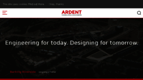 What Ardent-ce.co.uk website looked like in 2018 (5 years ago)