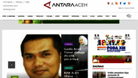 What Aceh.antaranews.com website looked like in 2018 (5 years ago)