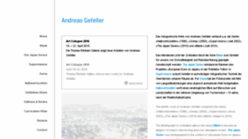 What Andreasgefeller.com website looked like in 2018 (5 years ago)