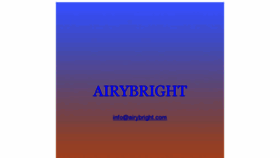 What Airybright.com website looked like in 2018 (5 years ago)