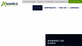 What Amarris.fr website looked like in 2018 (5 years ago)