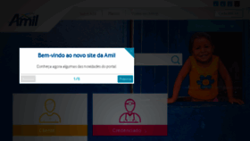What Amil.com.br website looked like in 2018 (7 years ago)