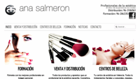 What Anasalmeron.es website looked like in 2018 (5 years ago)