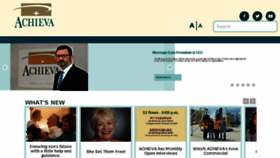 What Achieva.info website looked like in 2018 (7 years ago)