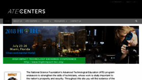 What Atecenters.org website looked like in 2018 (6 years ago)