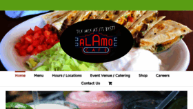 What Alamocafe.com website looked like in 2018 (5 years ago)