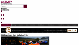 What Activitysuperstore.com website looked like in 2018 (5 years ago)