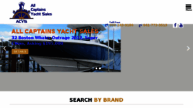 What Allcaptainsyachtsales.com website looked like in 2018 (5 years ago)