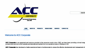 What Acc-corporate.com website looked like in 2018 (5 years ago)