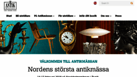 What Antikmassan.se website looked like in 2018 (5 years ago)
