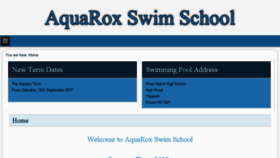 What Aquaroxswimschool.co.uk website looked like in 2018 (5 years ago)