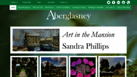 What Aberglasney.org website looked like in 2018 (5 years ago)