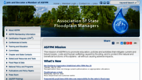 What Asfpm.org website looked like in 2018 (5 years ago)