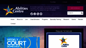 What Abilitiescentre.org website looked like in 2018 (5 years ago)