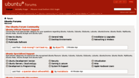 What Art.ubuntuforums.org website looked like in 2018 (5 years ago)