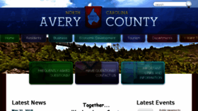 What Averycountync.gov website looked like in 2018 (5 years ago)