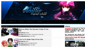 What Aniflix.net website looked like in 2018 (5 years ago)