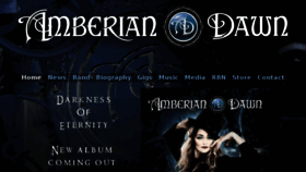 What Amberiandawn.com website looked like in 2018 (5 years ago)