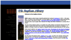 What Anglicanlibrary.org website looked like in 2018 (5 years ago)