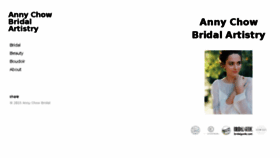 What Annychowbridal.com website looked like in 2018 (6 years ago)