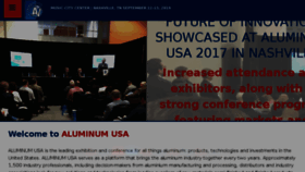 What Aluminum-us.com website looked like in 2018 (5 years ago)