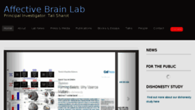 What Affectivebrain.com website looked like in 2018 (5 years ago)