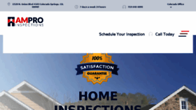 What Amproinspections.com website looked like in 2018 (5 years ago)
