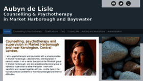 What Adlpsychotherapy.co.uk website looked like in 2018 (5 years ago)