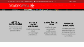 What Analogias.com.br website looked like in 2018 (5 years ago)