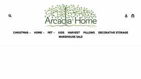 What Arcadiahomeinc.com website looked like in 2018 (5 years ago)