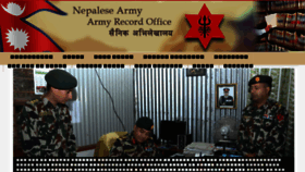 What Abhilekhalaya.nepalarmy.mil.np website looked like in 2018 (5 years ago)
