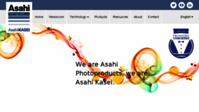 What Asahi-photoproducts.com website looked like in 2018 (5 years ago)