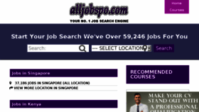 What Alljobspo.com website looked like in 2018 (5 years ago)