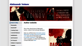 What Aleksandrvoinov.com website looked like in 2018 (5 years ago)