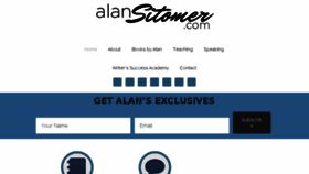 What Alansitomer.com website looked like in 2018 (5 years ago)