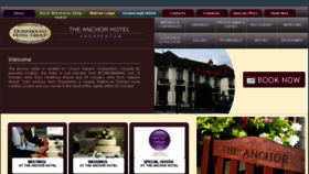What Anchorhotel.co.uk website looked like in 2018 (5 years ago)