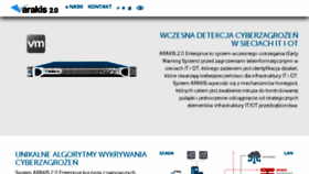 What Arakis.pl website looked like in 2018 (5 years ago)