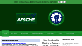 What Afscme2960.org website looked like in 2018 (5 years ago)