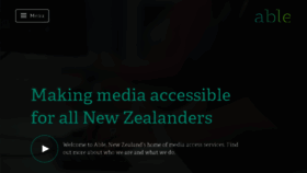 What Able.co.nz website looked like in 2018 (5 years ago)