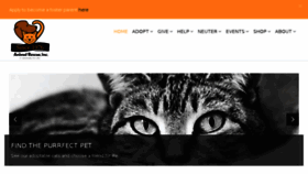 What Animalrescueinc.org website looked like in 2018 (5 years ago)