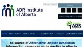 What Adralberta.com website looked like in 2018 (5 years ago)