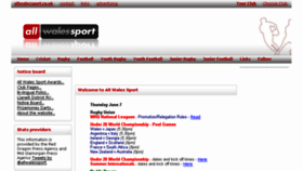 What Allwalessport.co.uk website looked like in 2018 (5 years ago)